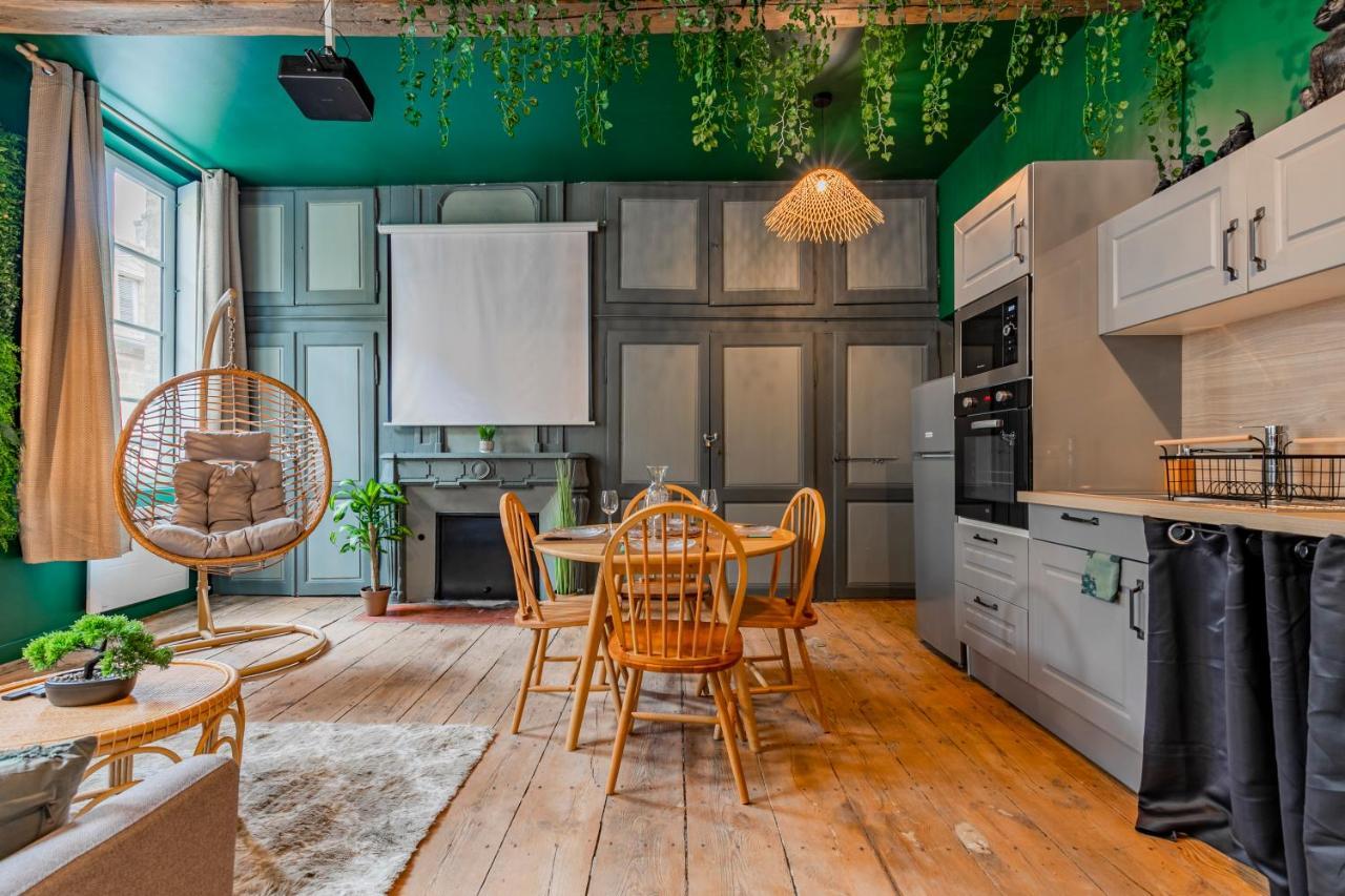 Appartement Jungle - Libourne Centre - 4 Pers - Sauna - Netflix Exterior foto